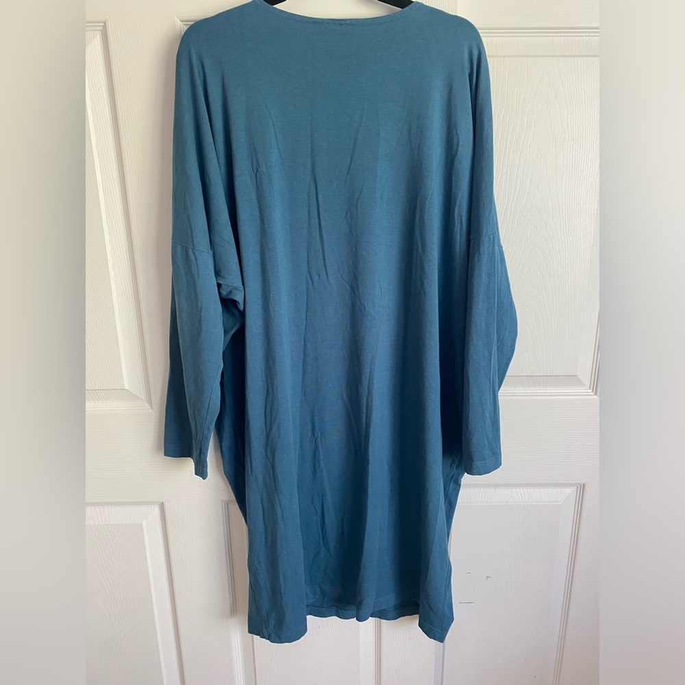 Bryn Walker Organic Cotton/Bamboo/Spandex Blend Alanna Tunic Dress Plus Size - Picture 4 of 13